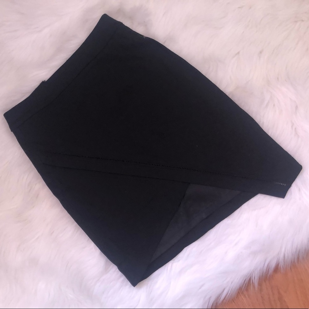BEBE black mini skirt